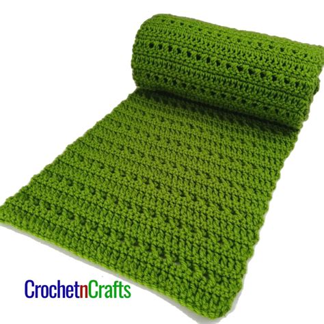 Double Crochet Scarf Pattern - CrochetNCrafts