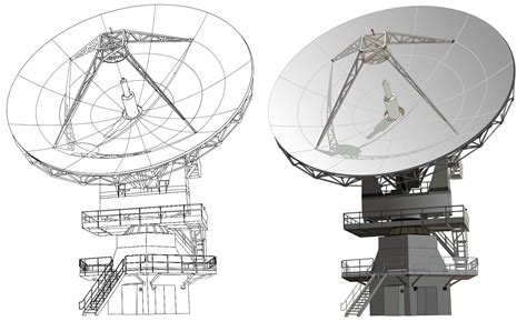 Vector Space Antenna Drawing - Day and Night on Behance