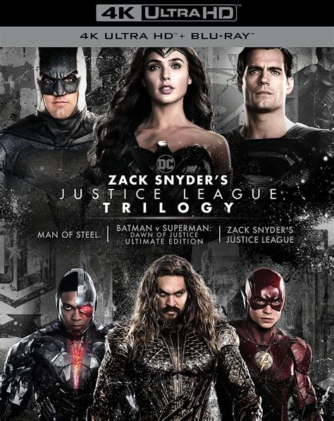 Zack Snyder’s Justice League Trilogy (4K Ultra HD) [Blu-ray]: Amazon.ca ...