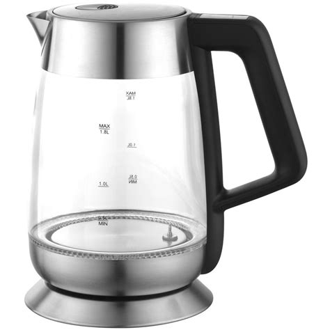 Ovente 1.8L Illuminated temperature control Cordless Electric kettle-KG66S - The Home Depot