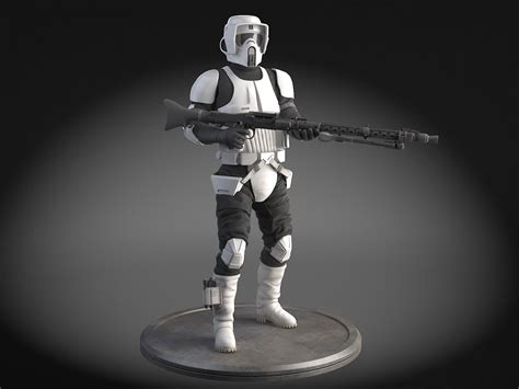 Star Wars Scout Trooper - 3D Model by SQUIR