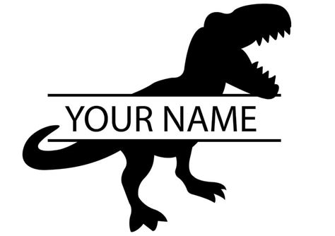 Dinosaur Svg Animals Svg Dinosaur Silhouette Monogram Svg | Images and ...