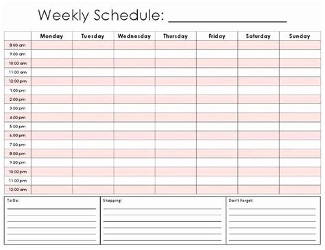 Free Appointment Schedule Template Luxury Printable Weekly Appointment Calendar Printable 360 ...