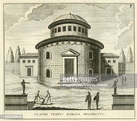 Temple Of Claudius Was A Roman Temple On The Hill Of Caelius In Ancient Rome Historical Rome ...