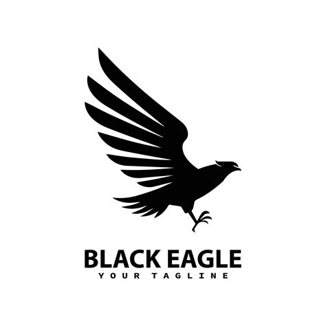 black eagle logo icon design vector illustration 26301678 Vector Art at ...