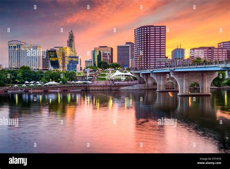 Hartford, Connecticut, USA downtown skyline Stock Photo - Alamy