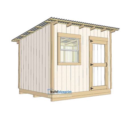 8x10 Lean To Shed Plans DIY Projects Construct101, 57% OFF