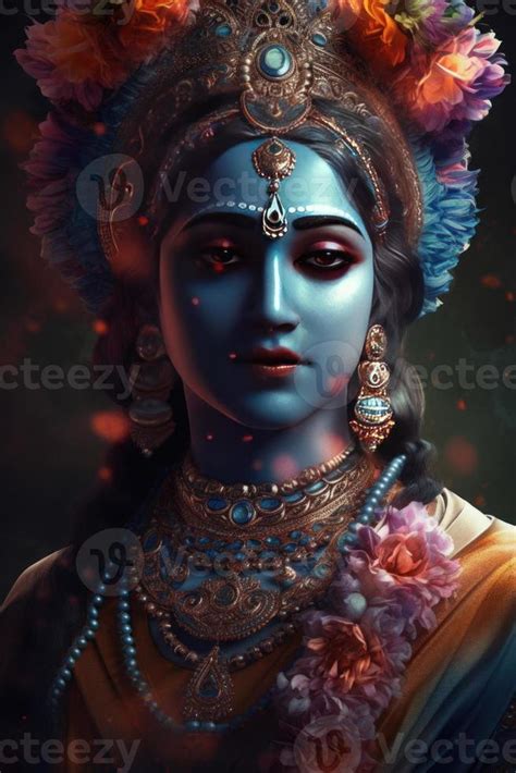 Hindu lord krishna beautiful image 22692158 Stock Photo at Vecteezy