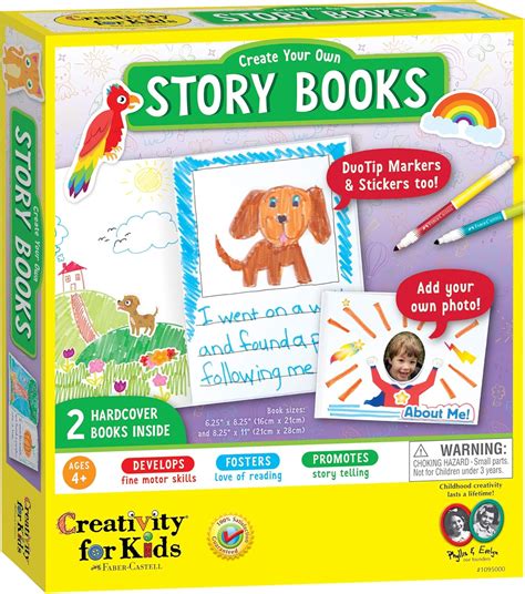 Creativity for Kids Create Your Own Books - 2 Blank Hardcover Books - Open-Ended Crafting, Toys ...