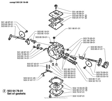 Husqvarna Chainsaw Carburetor Adjustment Diagram