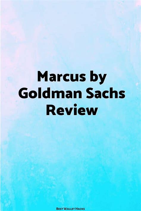 Marcus by Goldman Sachs: An Online Savings Account "Only"