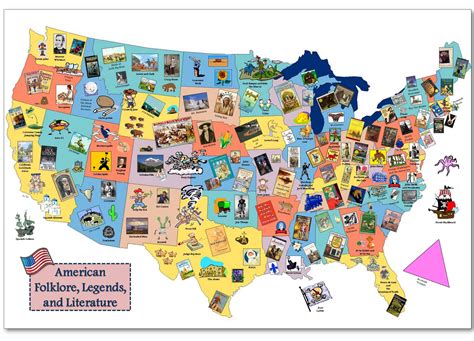 In Depth American Folklore Map – Ultimate Scouts