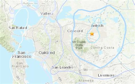 Magnitude 3.8 earthquake rattles the Bay Area