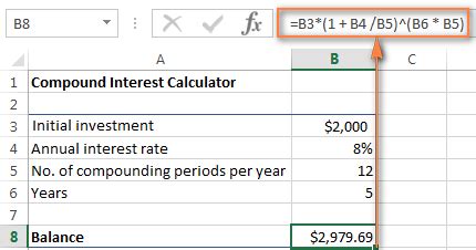 Compound interest formula and calculator for Excel - Ablebits.com