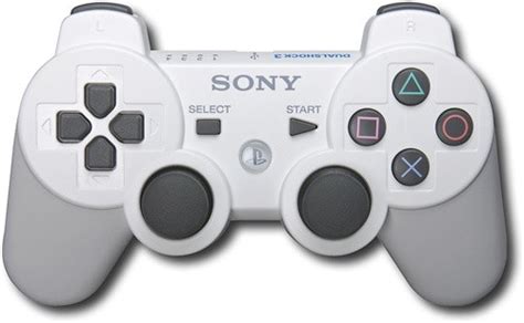 Best Buy: Sony DualShock 3 Wireless Controller for PlayStation 3 White 98066