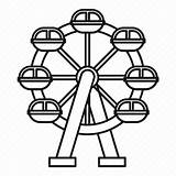 Ferris Wheel Coloring Pages sketch template