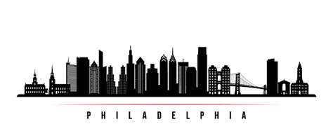 Philadelphia Silhouette Skyline Vector Download