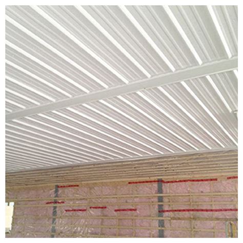 PVC Liner White - Corrugated Panel, 20 ft 4 in L x 3 ft W