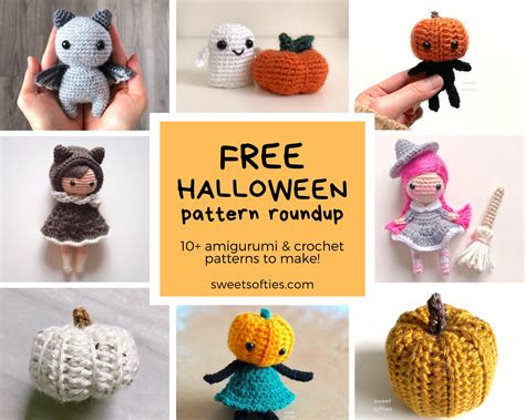 12+ Free Patterns for Halloween 2023 · Amigurumi & Crochet Roundup - Sweet Softies