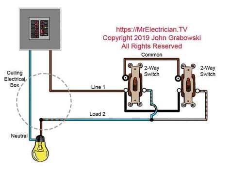 Three Way Switch Wiring Diagram Troubleshoot