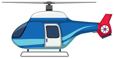 An isolated helicopter on white background 448387 Vector Art at Vecteezy