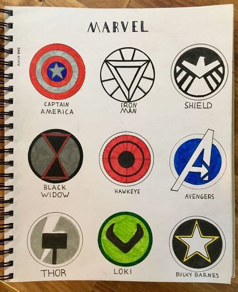 Hand-drawn marvel logos! – Marvel Universe in 2020 | Marvel paintings ...