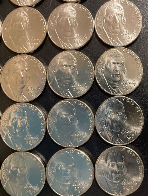 2010-PD~2023-PD Jefferson Nickel Choice/Gem BU Uncirculated Set from Bank rolls! | eBay