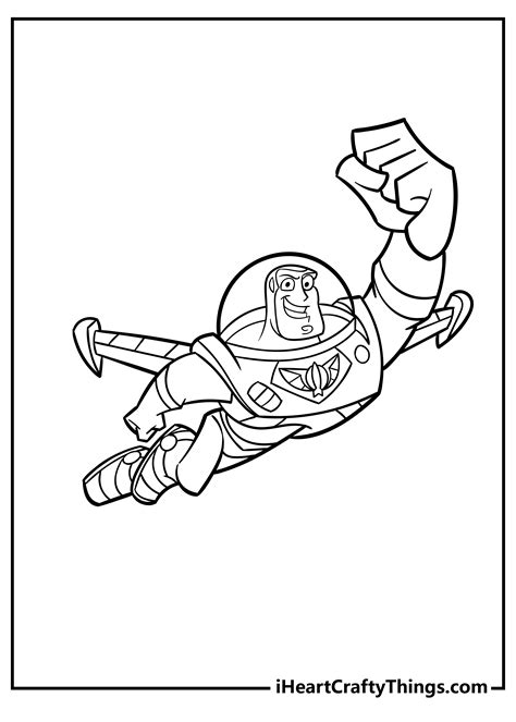 To Infinity And Beyond Buzz Lightyear Coloring Page