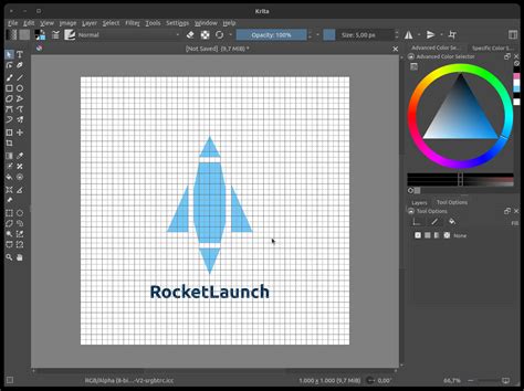 How to create a simple vector logo in Krita | Marius Avram - Product ...