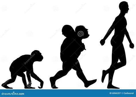 Human Evolution Royalty Free Stock Photography - Image: 6066207