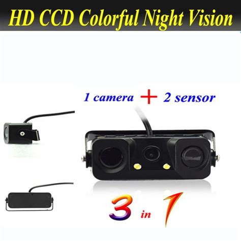 Car Video Parking Camera Sensor Rear View Camera with 2 Sensors ...