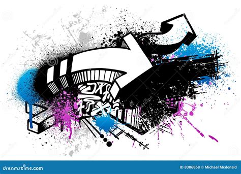 Graffiti background stock vector. Illustration of urban - 8386868