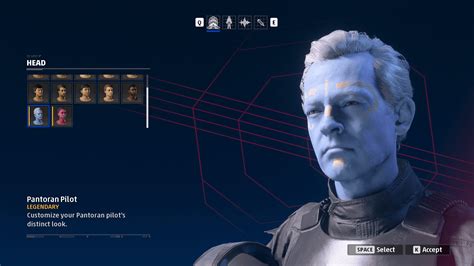 Character creation - Star Wars: Squadrons | Interface In Game