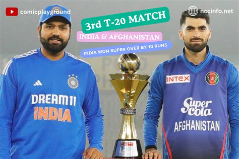 Afghanistan vs India Cricket match, 3rd T-20 Match 2024 : India beats ...