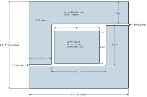 Incra magna lock router plate MDF template - Router Forums