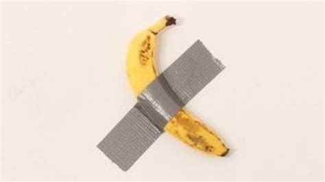 Banana duct taped to wall called "art." Sells at auction for $120,000 ...