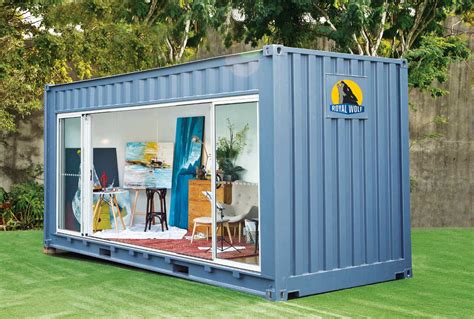 Best Prefab Modular Shipping Container Homes: 20 foot Shipping Container Outdoor Room by Royal Wolf