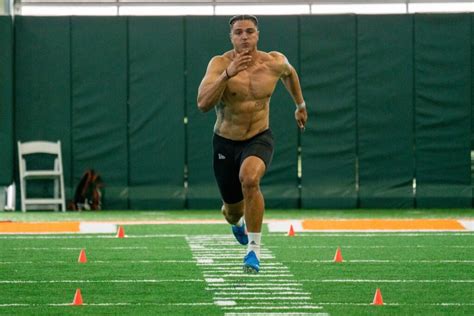 Miami's pro day highlights, including Jaelan Phillips' 4.56 in the 40 ...