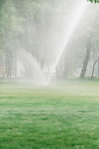 Premium Photo | Golf course maintenance equipment sprinklers