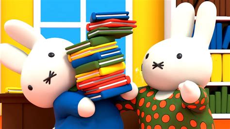 Miffy | Miffy At The Library! | New Series! | Miffy's Adventures Big & Small | Full Episodes ...