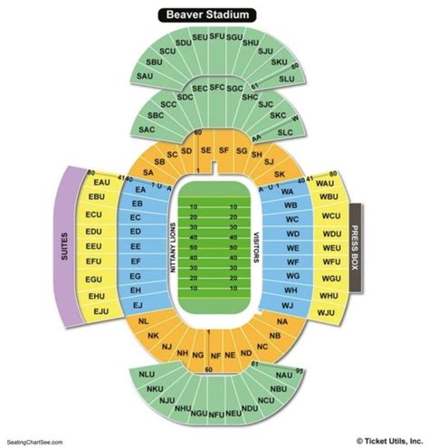 penn state stadium seating chart