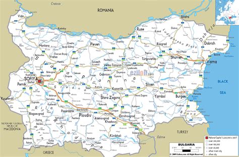 Maps of Bulgaria | Detailed map of Bulgaria in English | Tourist map (map of resorts) of ...