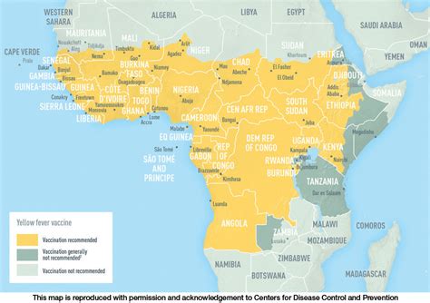 Yellow Fever Risk Areas - Fit for Travel