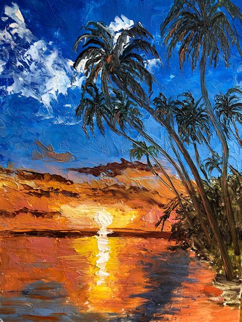 Hawaii Painting Oahu Original Art Tropical Beach Wall Art 10 | Etsy