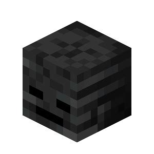 File:Wither Skeleton Skull.png – Official Minecraft Wiki