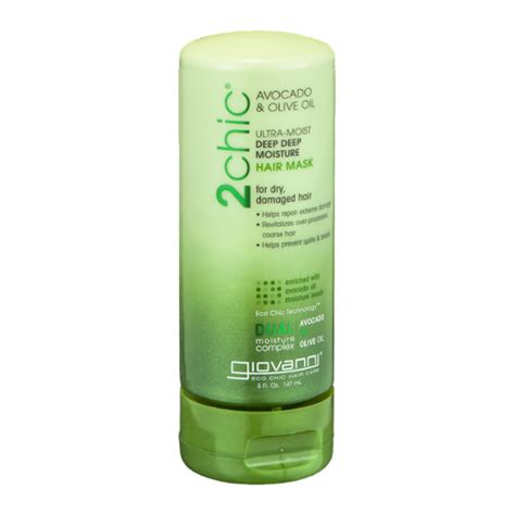 Giovanni 2Chic Ultra-Moist Deep Moisture Hair Mask Avocado & Olive Oil Reviews 2020