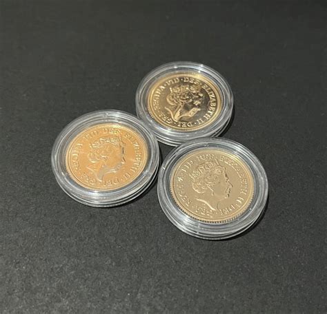 Three gold sovereign coins | eBay