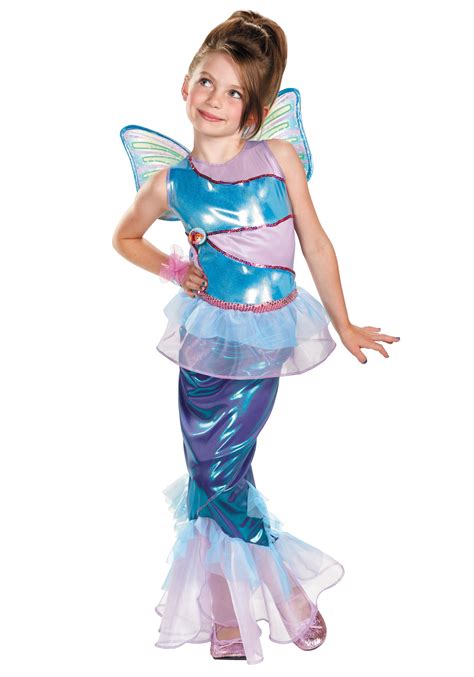 Girls Bloom Mermaid Deluxe Costume - Halloween Costume Ideas 2021