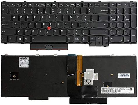 Backlit Keyboard Replacement for Lenovo Thinkpad P50 P51 P70 00PA288 ...