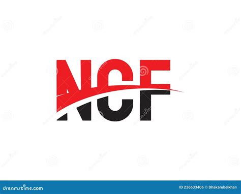 NCF Letter Initial Logo Design Vector Illustration Stock Vector ...